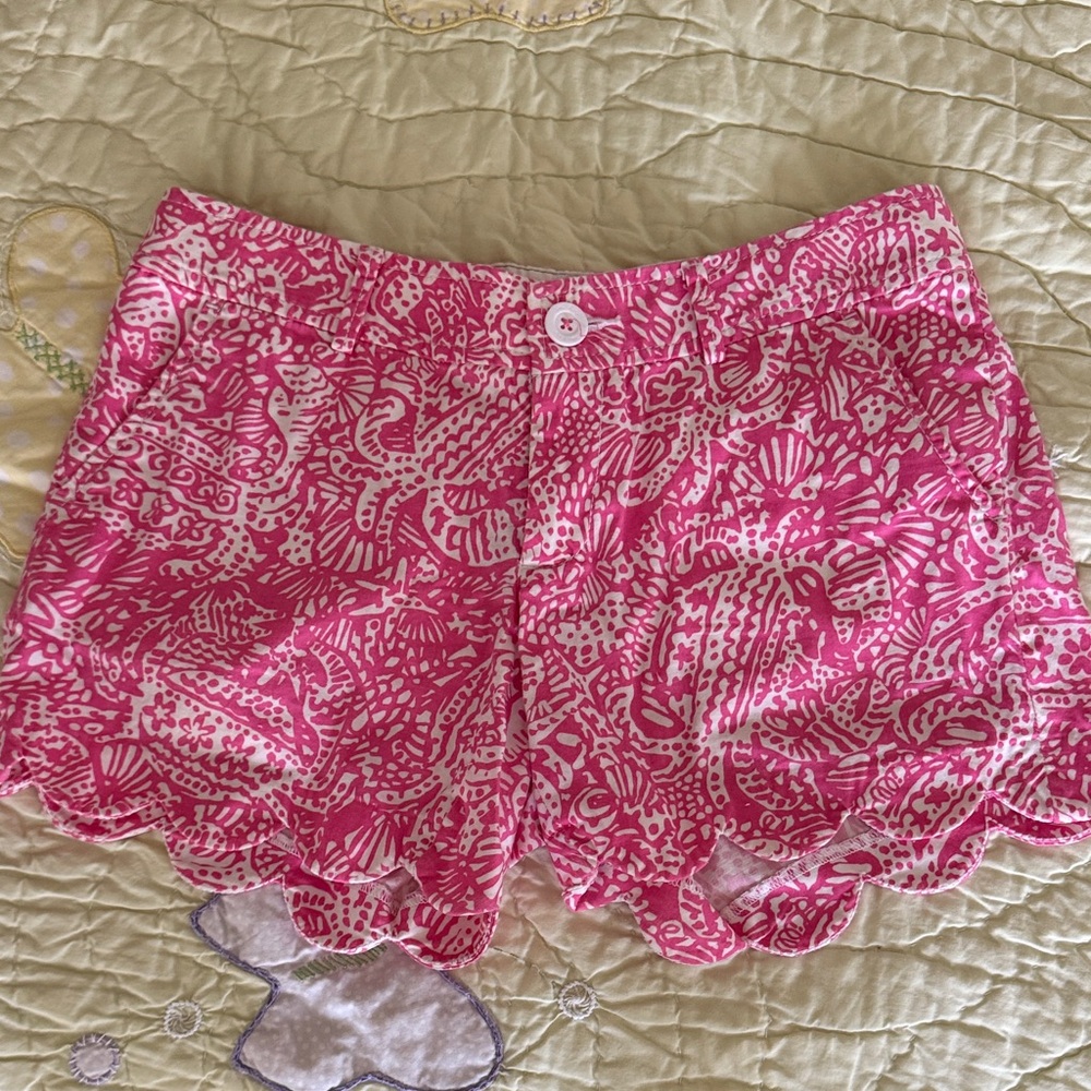 Lilly Pulitzer Pink Patterned Women Shorts